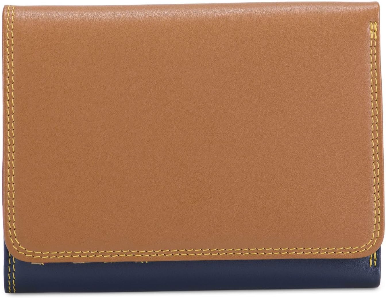 HOTmywalit Tri-Fold Leather Wallet | 8 Card Slots Wallet | ID Window & Coin Pocket | Copacabana | Stylish & Functional Accessory for Men & Women | Perfect for Everyday Use