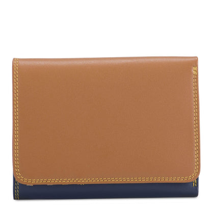 HOTmywalit Tri-Fold Leather Wallet | 8 Card Slots Wallet | ID Window & Coin Pocket | Copacabana | Stylish & Functional Accessory for Men & Women | Perfect for Everyday Use