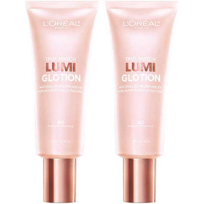 HOTL'Oreal Paris Makeup True Match Lumi Glotion, Natural Glow Enhancer, Illuminator Highlighter, Bronzing Drops For a Sun-Kissed Glow, 903 Medium