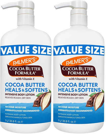 HOTPalmer's Cocoa Butter Body Lotion Formula, Daily Skin Therapy (33.8 Fl Oz)
