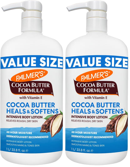 HOTPalmer's Cocoa Butter Body Lotion Formula, Daily Skin Therapy (33.8 Fl Oz)