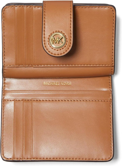 HOTMichael Kors Women's Mk Charm Small Tab Compact Pocket Wallet