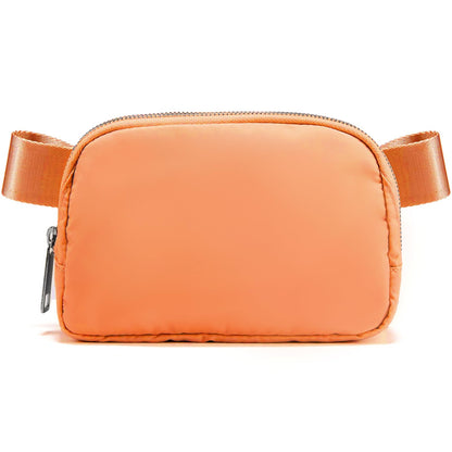 HOTYOSHUYUKI Fanny Pack Crossbody Bag Trendy Waterproof Small Sling Cross Body Purse for Women Men Fashion Waist Packs Mini Belt Pouch Chest Bum Hip Bag Lulu Dupes for Travel Vacation Running Black