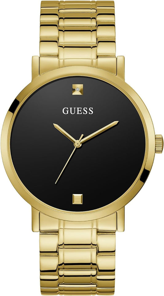 HOTGuess Stainless Steel Genuine Diamond Dial Watch