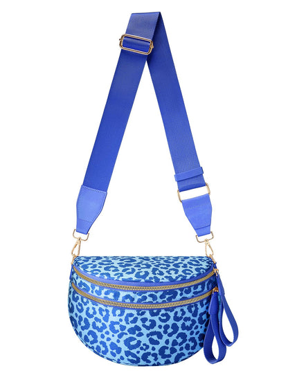 HOTPure Colour Crossbody Bag Bum Bag for Women,Spacious Purse Fanny Packs Belt Bag,Oversized Bum Bag (Colour Bum Bag-Beige)