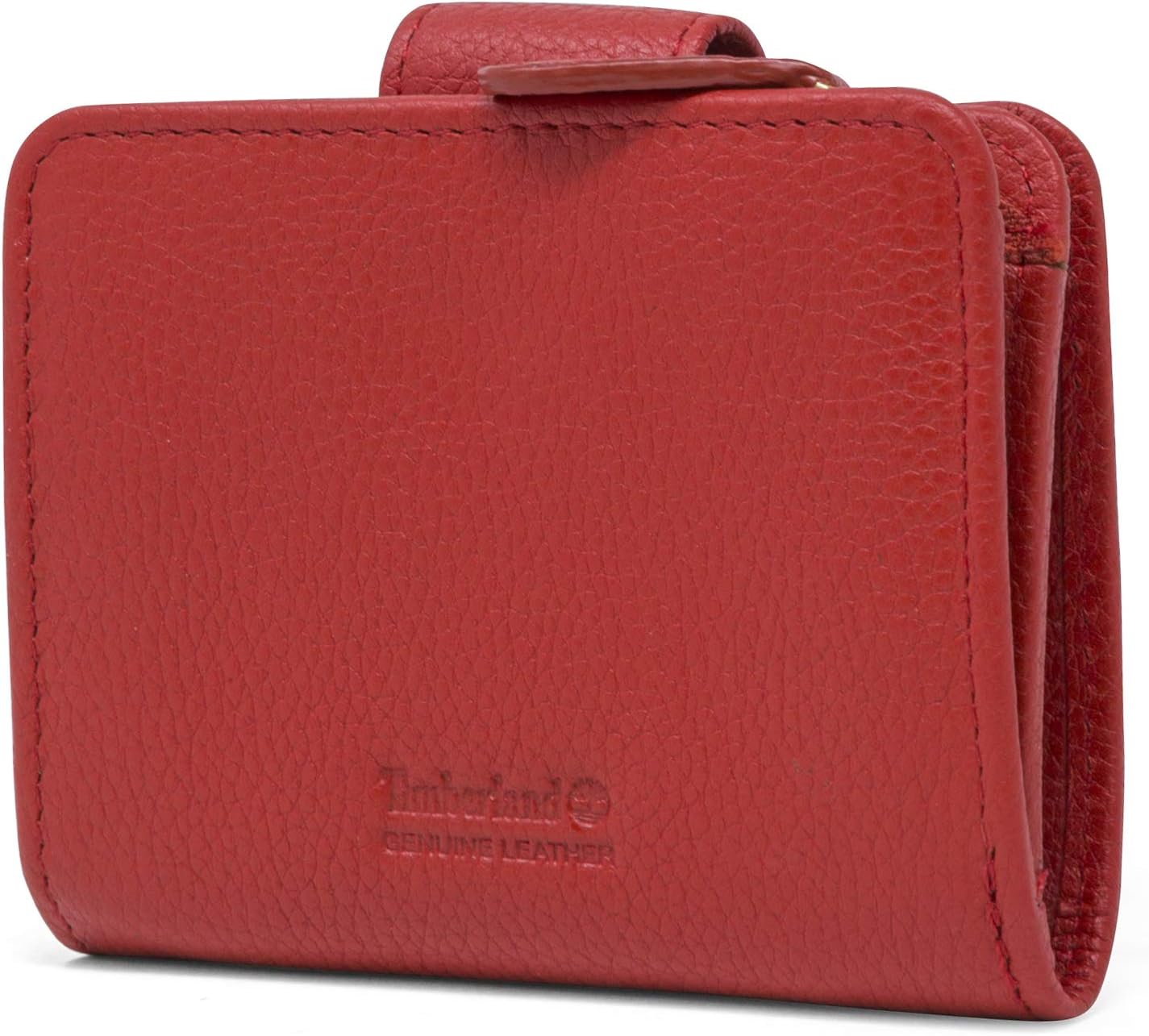 HOTTimberland Women's Leather Rfid Small Indexer Wallet Billfold, Red, One Size