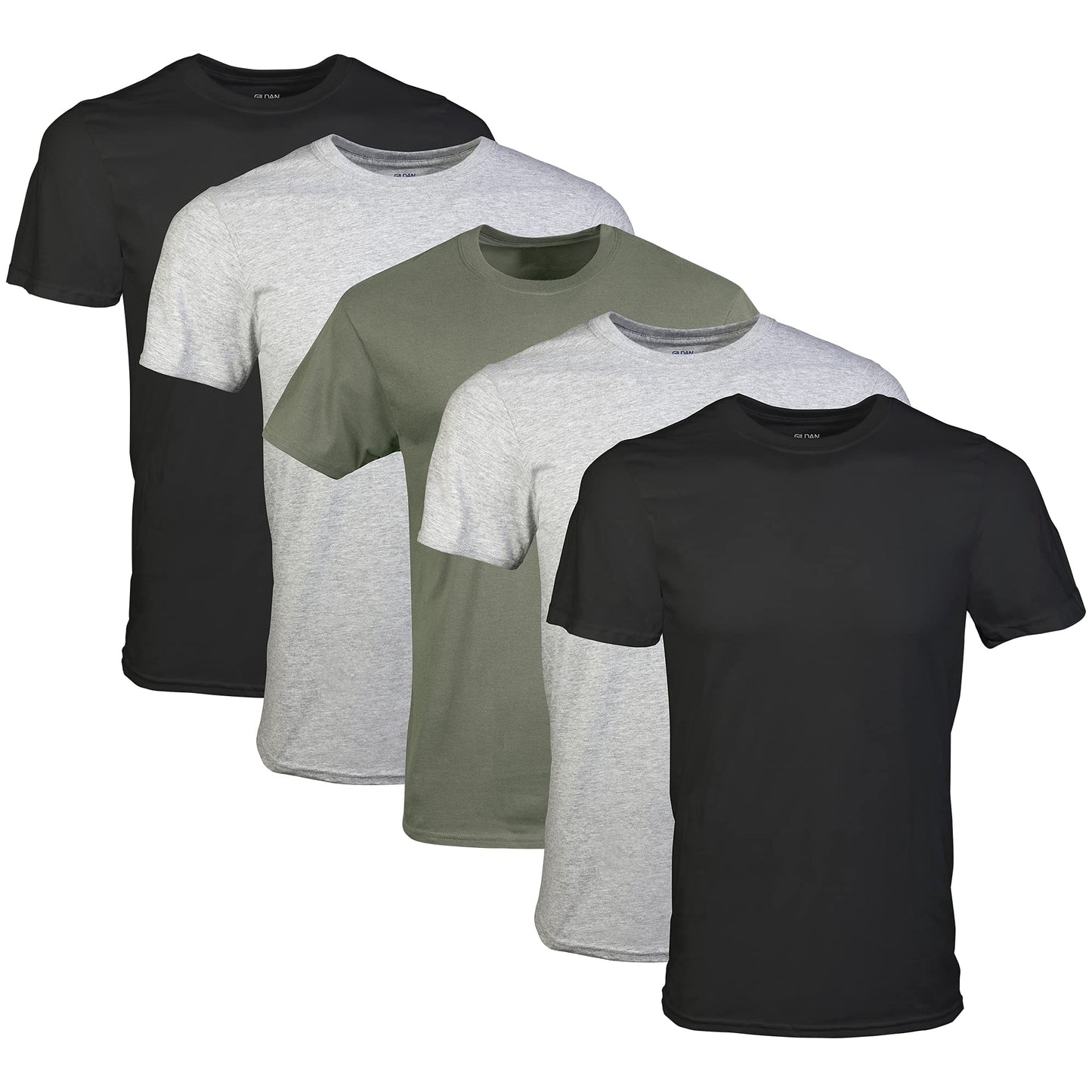 HOTGildan Men's Crew T-Shirts, Multipack, Style G1100