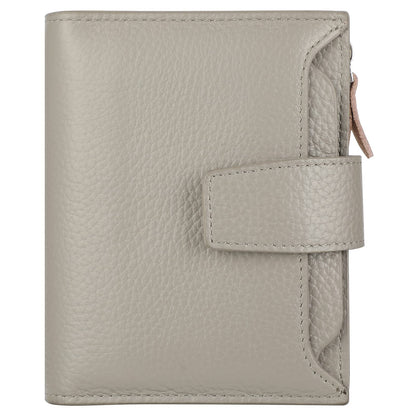 HOTLavemi Small Compact Women Wallet RFID Blocking Genuine Leather Bifold Purse with ID Windows