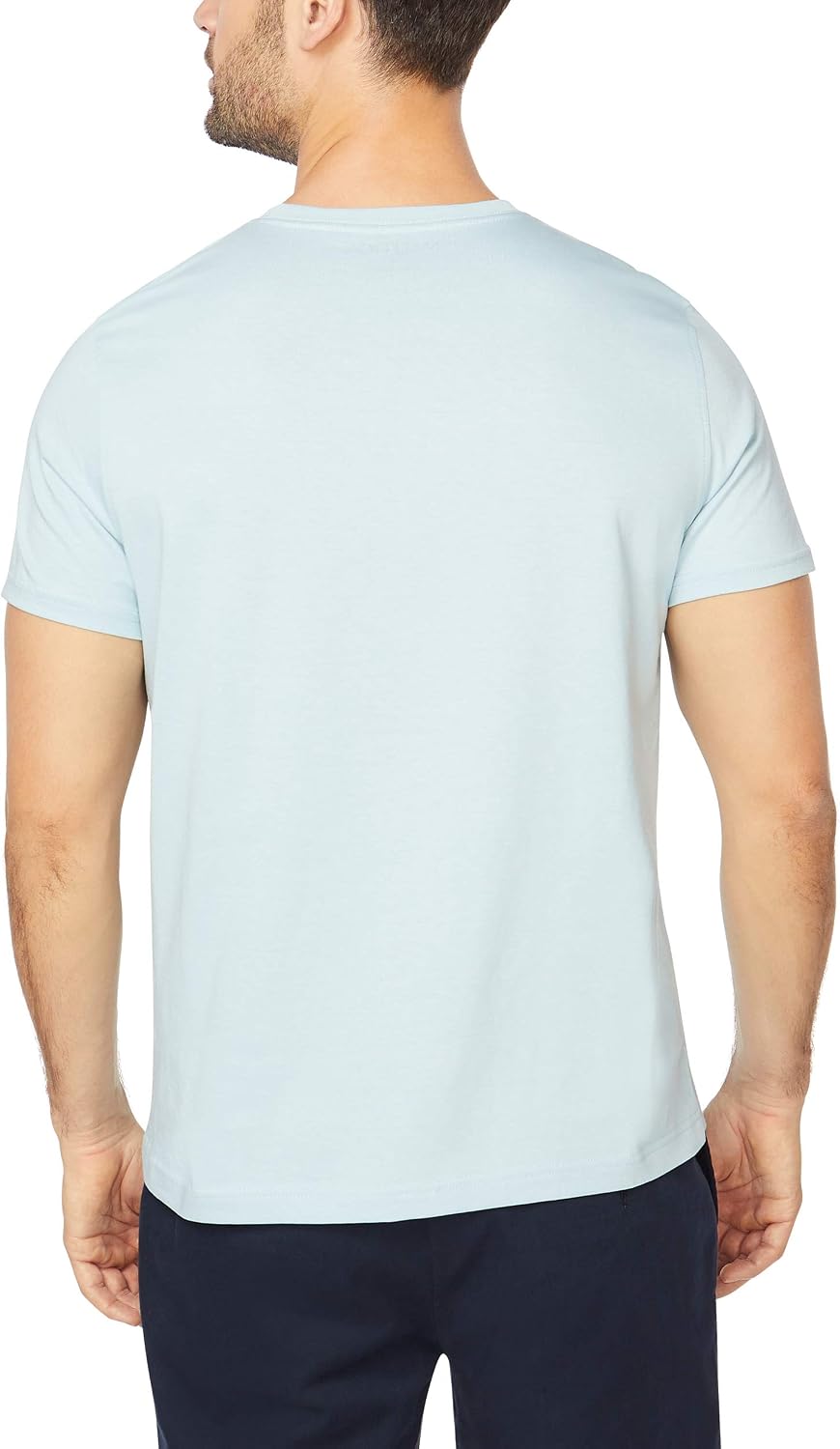 HOTNautica Men's Short Sleeve Solid Crew Neck T-Shirt Shirt