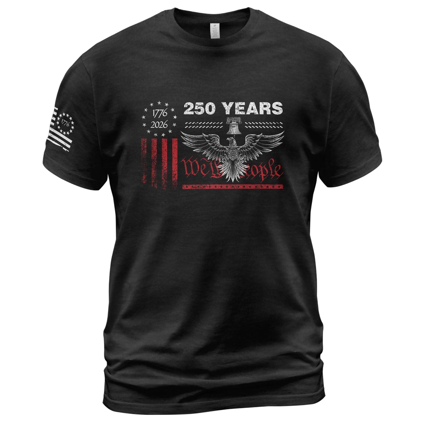 HOT250th Anniversary USA T-Shirt, Patriotic Shirts for Men | This patriotic 1776-2026 shirt honors the historic anniversary milestone, delivering a classic graphic tee for men
