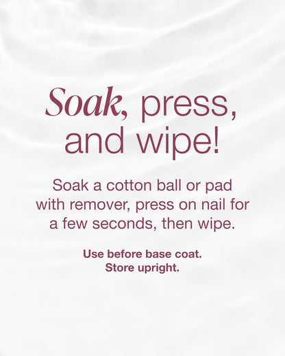 HOTMineral Fusion Nail Polish Remover, 6 fl oz | Acetone-Free Nail Care, Non Drying Liquid Formula