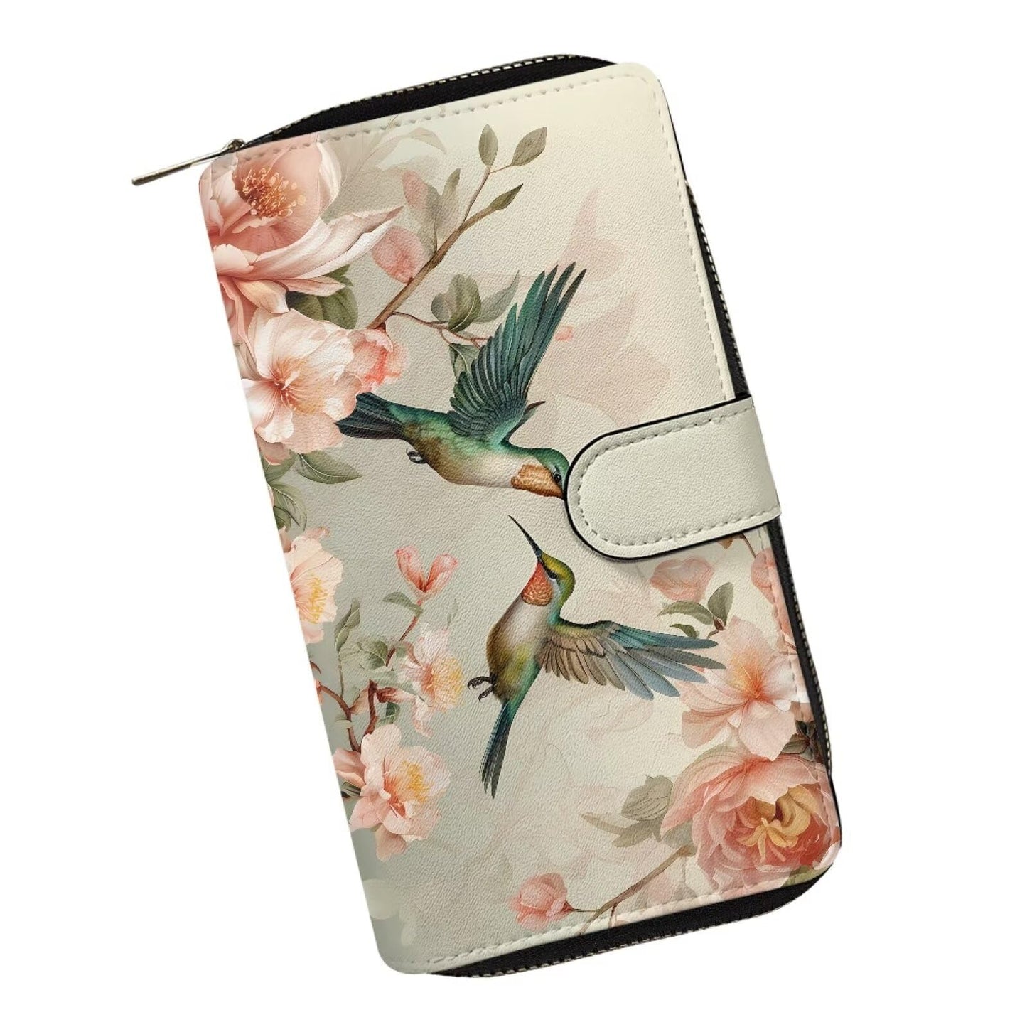 HOTCOEQINE Animal Wallet, Cute Chicken Long Leather Money Bag, Handbag With Zipper for Coin Phone, Travel Handbag for Party