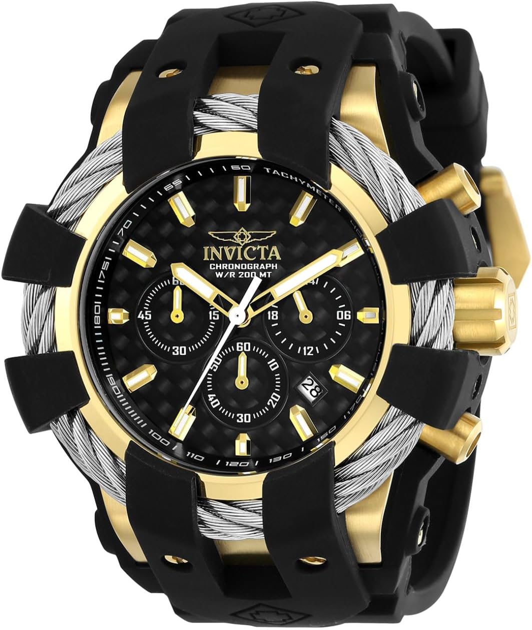 HOTInvicta Men's 23855 Bolt Analog Display Quartz Black Watch
