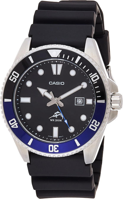 HOTCasio MDV106 Series | Unisex Analog Watch | 200M WR | Stainless Steel Case | Resin Band | 2 Hand Analog (HR, Min, SEC) | Date Display | Screw Down Crown/Screw Down Caseback | 3 Year Battery