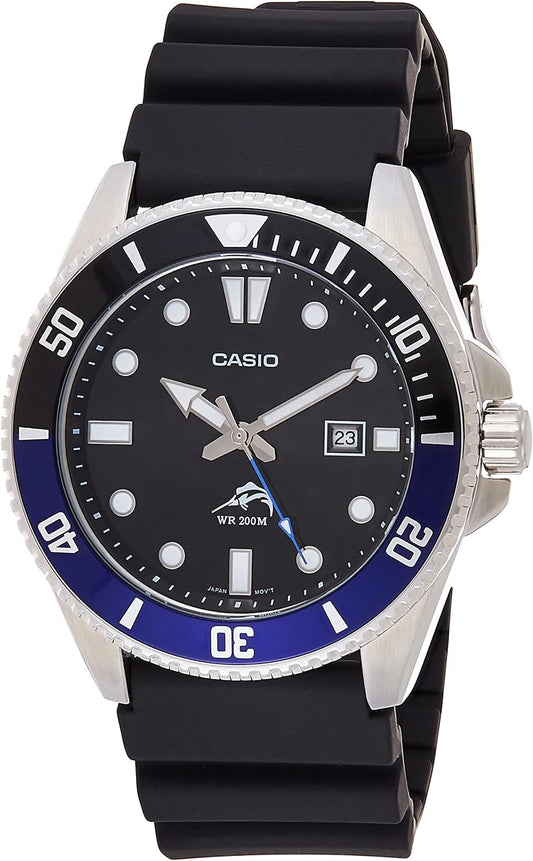 HOTCasio MDV106 Series | Unisex Analog Watch | 200M WR | Stainless Steel Case | Resin Band | 2 Hand Analog (HR, Min, SEC) | Date Display | Screw Down Crown/Screw Down Caseback | 3 Year Battery