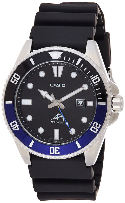 HOTCasio MDV106 Series | Unisex Analog Watch | 200M WR | Stainless Steel Case | Resin Band | 2 Hand Analog (HR, Min, SEC) | Date Display | Screw Down Crown/Screw Down Caseback | 3 Year Battery
