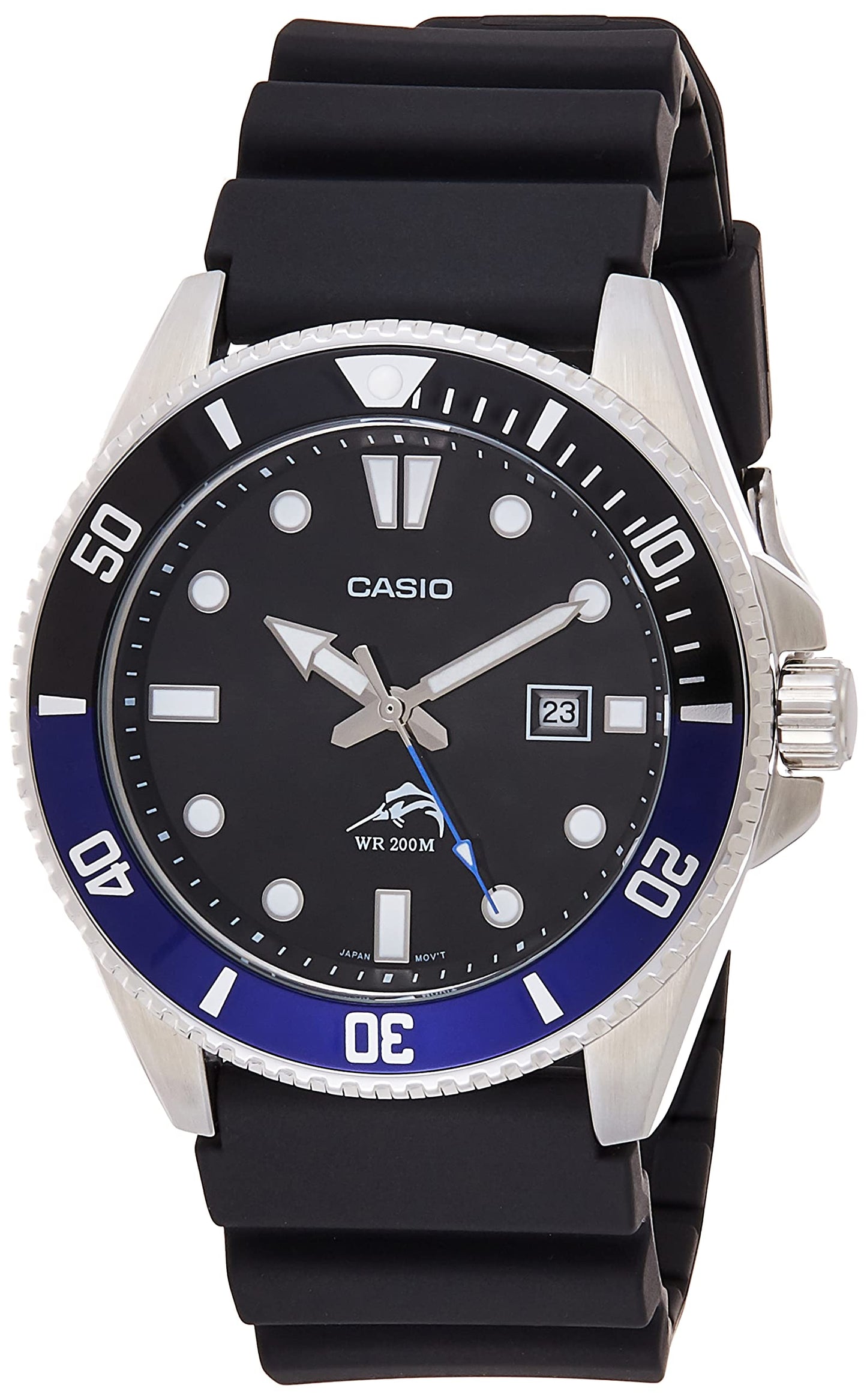 HOTCasio MDV106 Series | Unisex Analog Watch | 200M WR | Stainless Steel Case | Resin Band | 2 Hand Analog (HR, Min, SEC) | Date Display | Screw Down Crown/Screw Down Caseback | 3 Year Battery