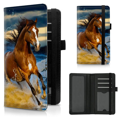 HOTCheck Book Cover for Personal Checkbook American Flag Sunflowers Cow Pattern Design PU Leather Checkbook Cover for Men Women with Card Slot & Pen Holder and Elastic Strap for Duplicate Checks