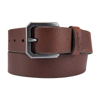 HOTCarhartt Men's Durable Full Grain Saddle Leather Classic Belts, W/Rugged Antique Nickel Hardware