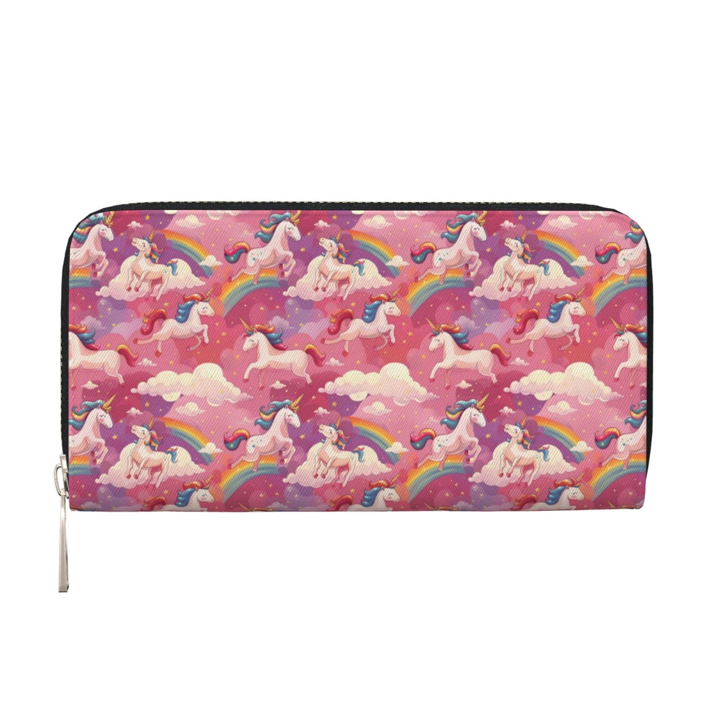 HOTCute Dinosaur Chicken Nuggets Long Wallet for Women Men Leather Clutch Purse Large Capacity Card Holder Money Organizers for Cash Coin Smart Phone