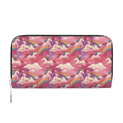HOTCute Dinosaur Chicken Nuggets Long Wallet for Women Men Leather Clutch Purse Large Capacity Card Holder Money Organizers for Cash Coin Smart Phone