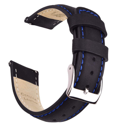 HOTRitche Christmas Gift Quick Release Leather Watch Bands Genuine Watch Straps for Men Women Top Grain Leather Watch Strap, White Elephant Gifts, Stocking Stuffers for Men, Father's Day gifts