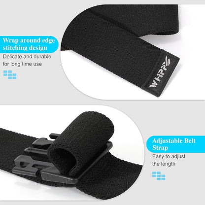 HOTWHIPPY Mens Elastic Stretch Belt Unisex Adventure Web Belt for Women Men with Non-Metal Buckle Adjustable Belts