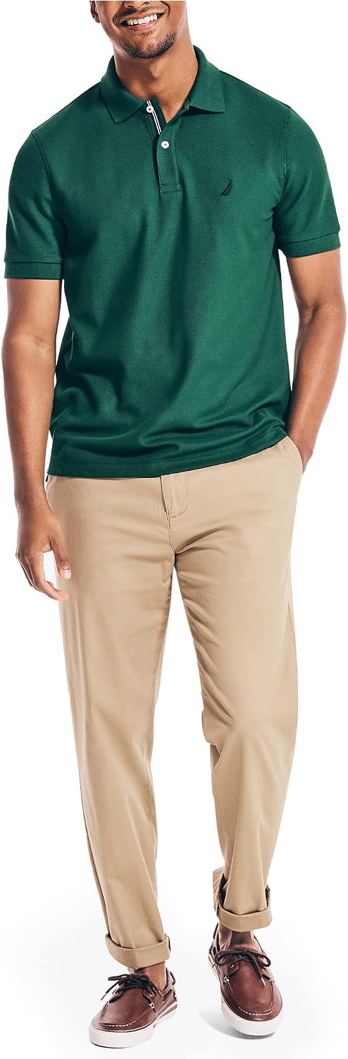 HOTNautica Men's Performance Pique Polo Shirt | Designed Exclusively for Big & Tall Men