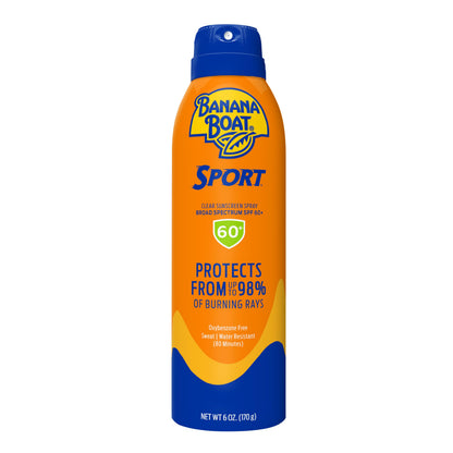 HOTBanana Boat Sport Ultra SPF 30 Sunscreen Spray | Banana Boat Sunscreen Spray SPF 30, Water Resistant, Oxybenzone Free, 6oz each Twin Pack