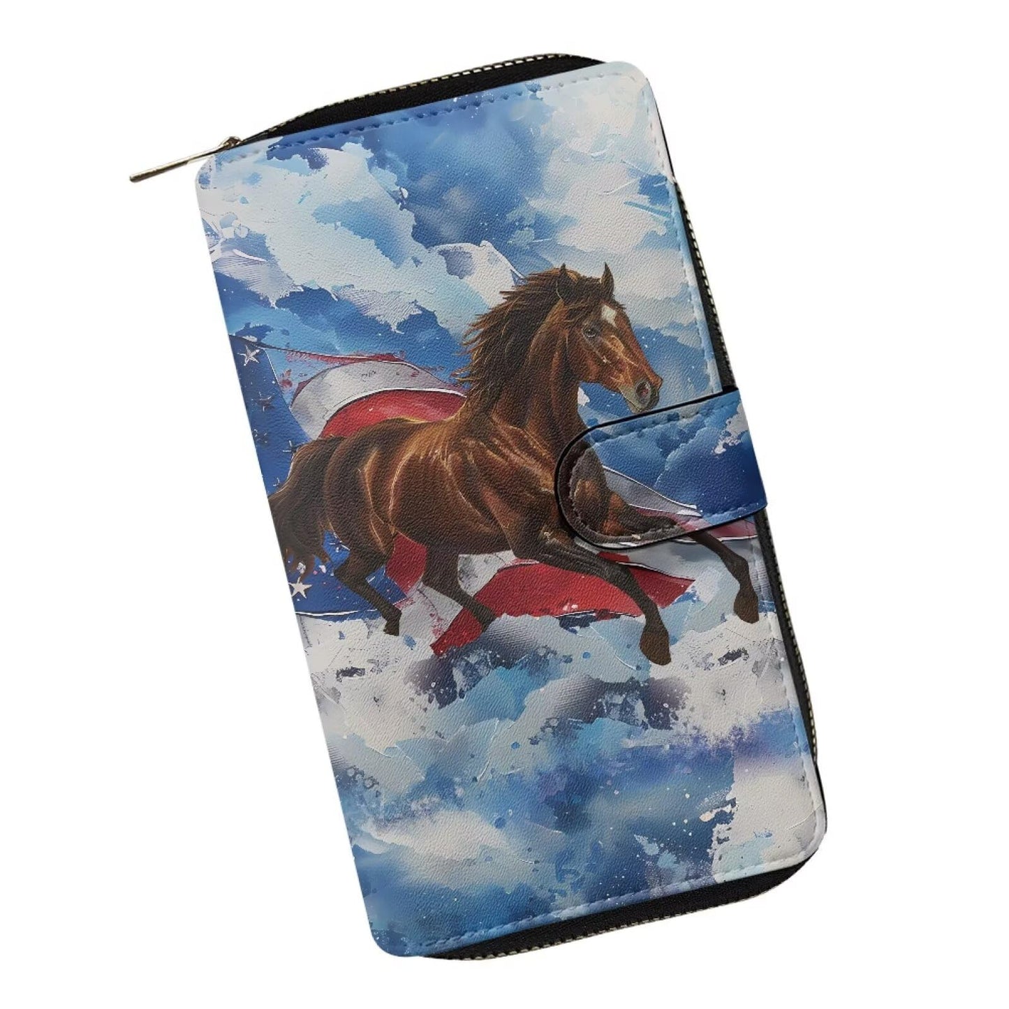 HOTCOEQINE Animal Wallet, Cute Chicken Long Leather Money Bag, Handbag With Zipper for Coin Phone, Travel Handbag for Party