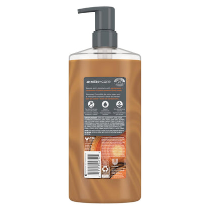 HOTDOVE MEN Moisturizing Body Wash for Men, Sandalwood + Cardamom Oil, 26oz
