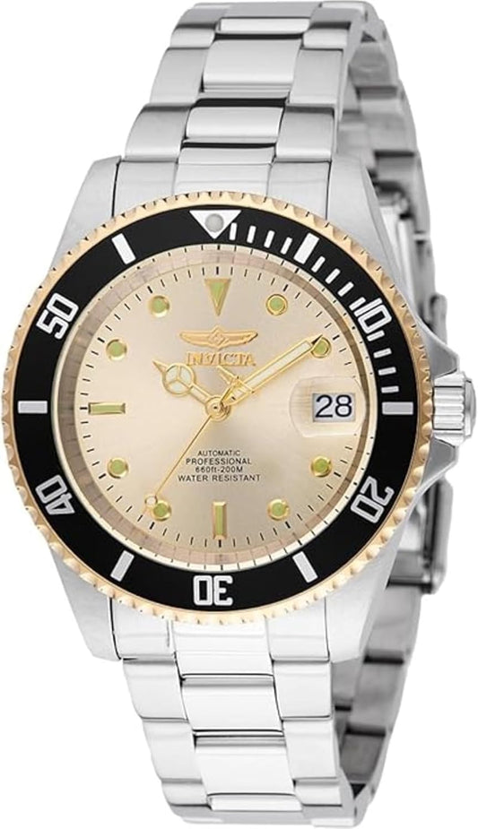 HOTInvicta Pro Diver Automatic Champagne Dial Men's Watch 49317
