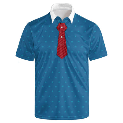 HOTGolf Polos for Men Funny Moisture Wicking Golf Shirts Performance Quick-Dry Polo Shirts Short Sleeve