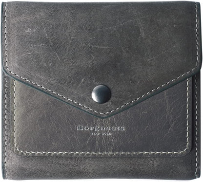 HOTSmall Wallet for Women Genuine Leather RFID Blocking Card Holder Organizer Pocket Compact Bifold Ladies Mini Purse