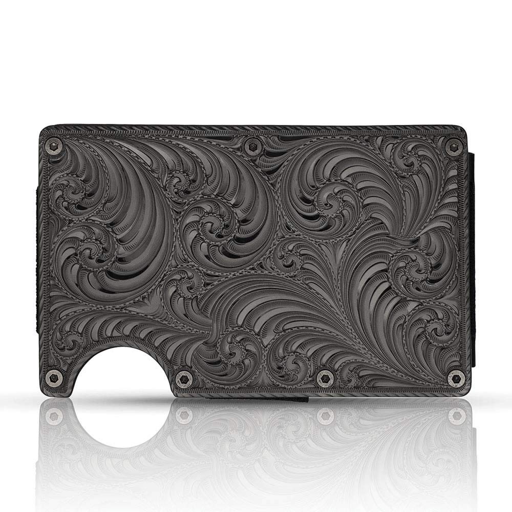 HOTMontana Silversmiths Made in the USA Western Lifestyle Credit Card & Cash Case (Montana Classic)