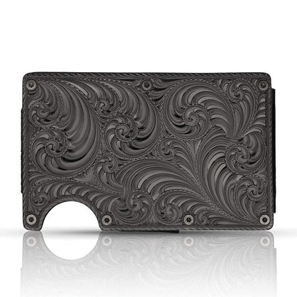 HOTMontana Silversmiths Made in the USA Western Lifestyle Credit Card & Cash Case (Montana Classic)