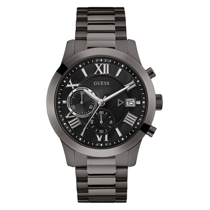 HOTGuess Men's Analog Dress Watch| Stainless Steel Case| 50M Water Resistance