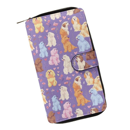 HOTCOEQINE Animal Wallet, Cute Chicken Long Leather Money Bag, Handbag With Zipper for Coin Phone, Travel Handbag for Party