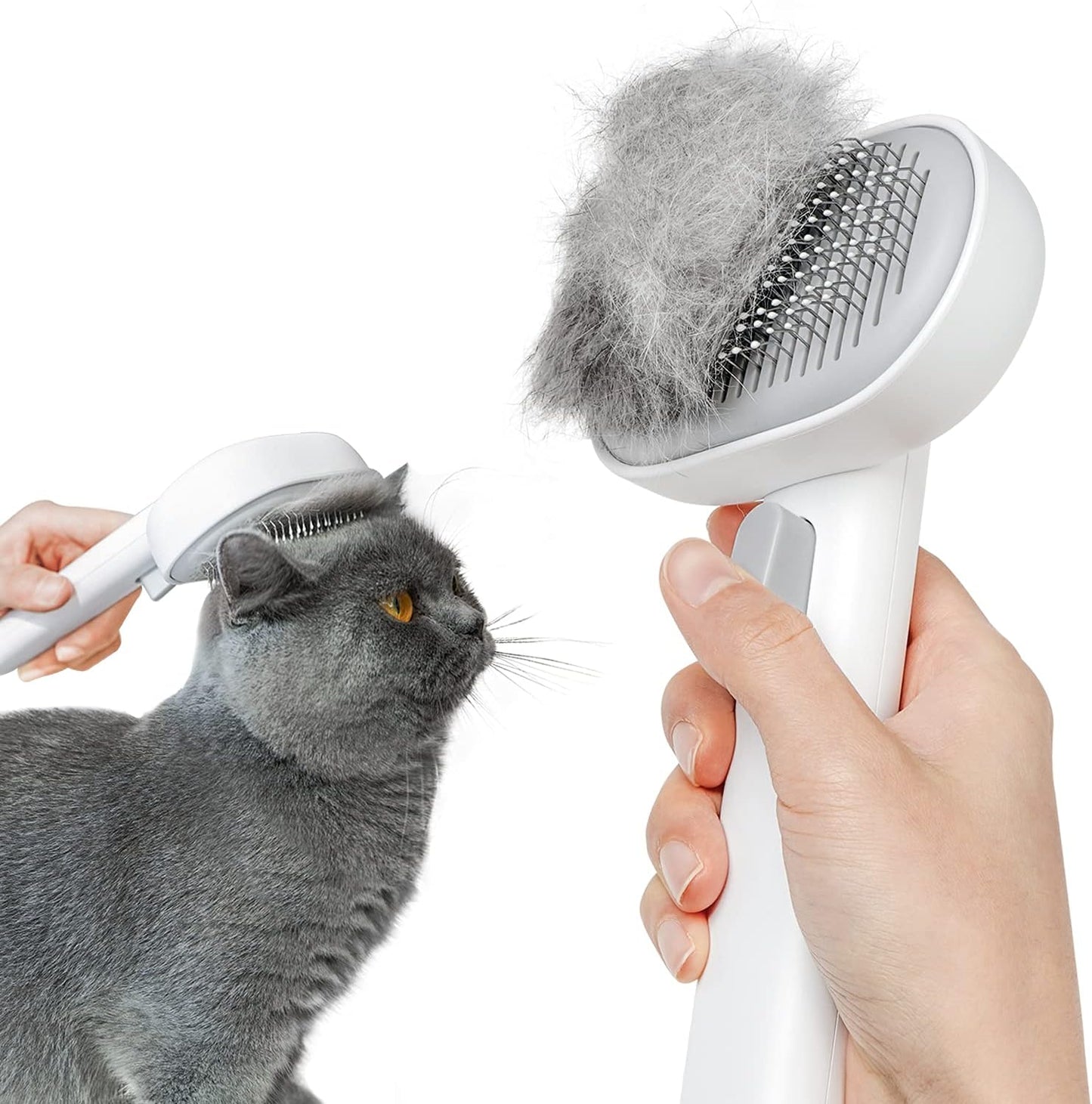 HOTAumuca Cat Brush for Shedding, Cat Brushes for Indoor Cats, Cat Brush for Long or Short Haired Cats, Cat Grooming Brush Cat Comb for Kitten Rabbit Massage Removes Loose Fur