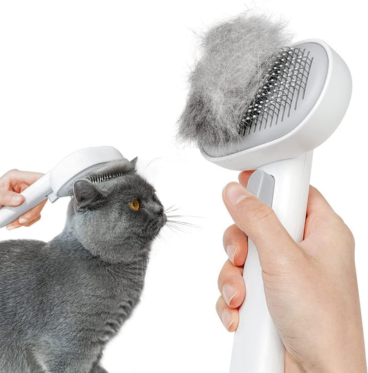 HOTAumuca Cat Brush for Shedding, Cat Brushes for Indoor Cats, Cat Brush for Long or Short Haired Cats, Cat Grooming Brush Cat Comb for Kitten Rabbit Massage Removes Loose Fur