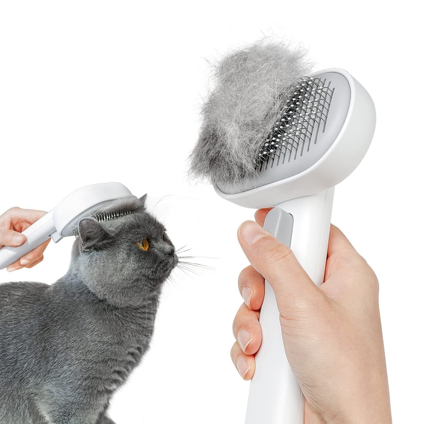 HOTAumuca Cat Brush for Shedding, Cat Brushes for Indoor Cats, Cat Brush for Long or Short Haired Cats, Cat Grooming Brush Cat Comb for Kitten Rabbit Massage Removes Loose Fur