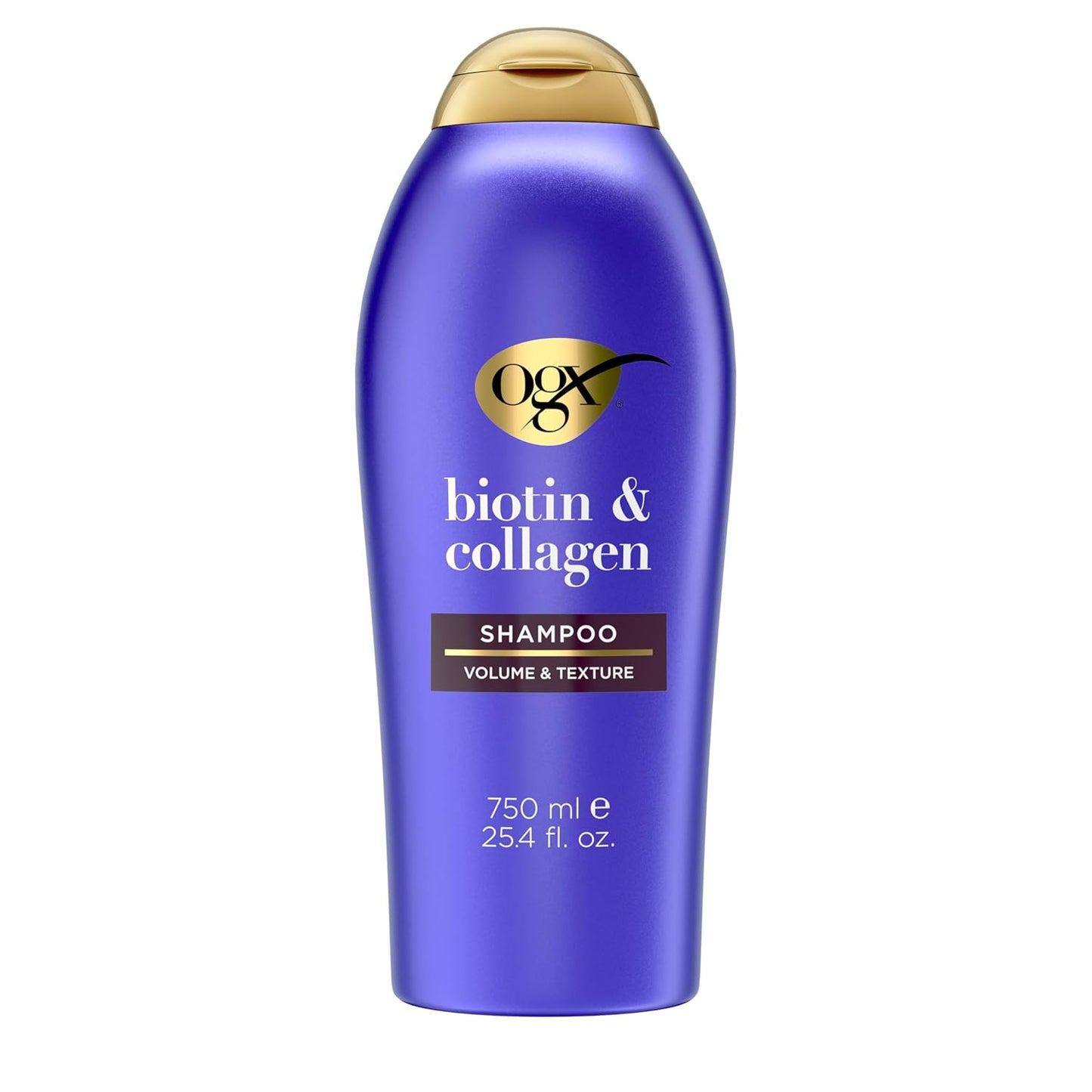 HOTOGX Thick & Full + Biotin & Collagen Volumizing Shampoo, Nutrient-Infused Hair Shampoo with Vitamin B7 Biotin Gives Hair Volume & Body for 72+ Hours, Sulfate-Free Surfactants, 25.4 fl. oz