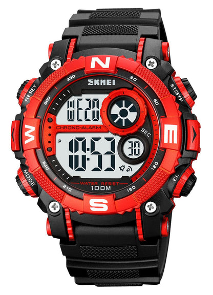 HOTFANMIS Mens Military Multifunction Digital LED Watch Electronic Waterproof Alarm Quartz Sports Watch