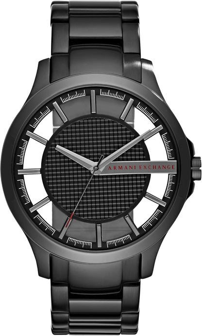 HOTA|X Armani Exchange Men's Watch, Three-Hand Stainless Steel Watch for Men