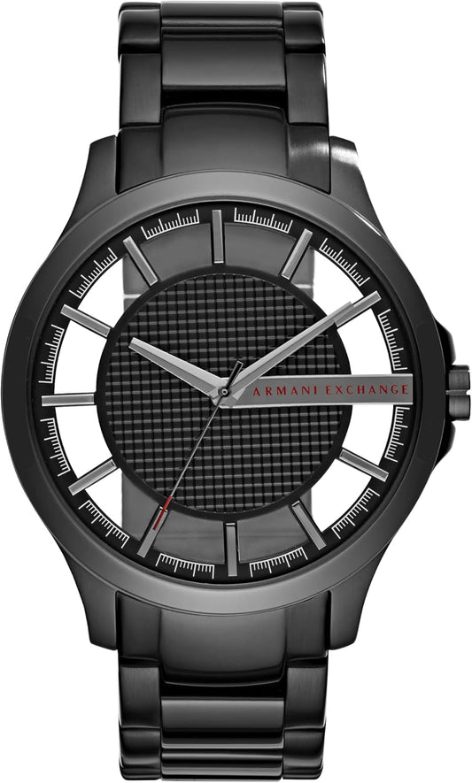 HOTA|X Armani Exchange Men's Watch, Three-Hand Stainless Steel Watch for Men