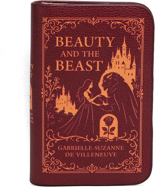 HOTASVP Shop Beauty and the Beast Zipper Wallet Book Lover Gift Book Wallet Clutch Bookish Gift Gift for Her Valentines Day Gift