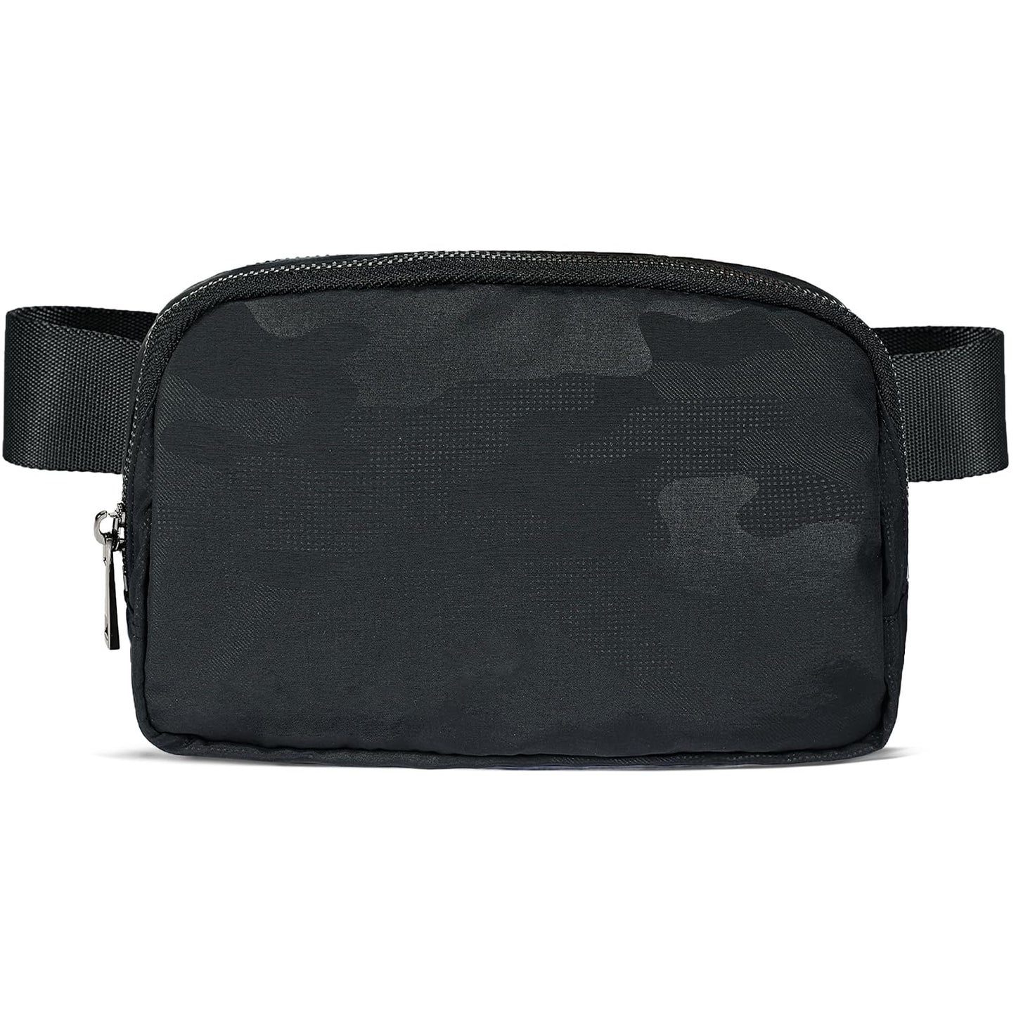 HOTYOSHUYUKI Fanny Pack Crossbody Bag Trendy Waterproof Small Sling Cross Body Purse for Women Men Fashion Waist Packs Mini Belt Pouch Chest Bum Hip Bag Lulu Dupes for Travel Vacation Running Black
