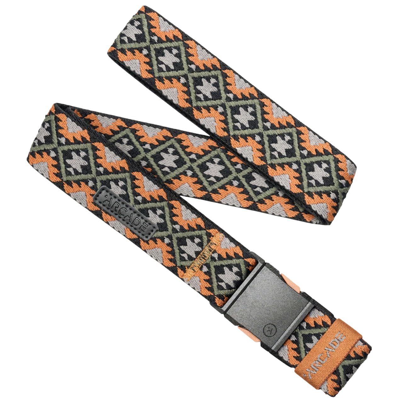 HOTArcade Belts A2 Slim Adventure Belt: Heavy Duty Stretch, Metal Free Buckle