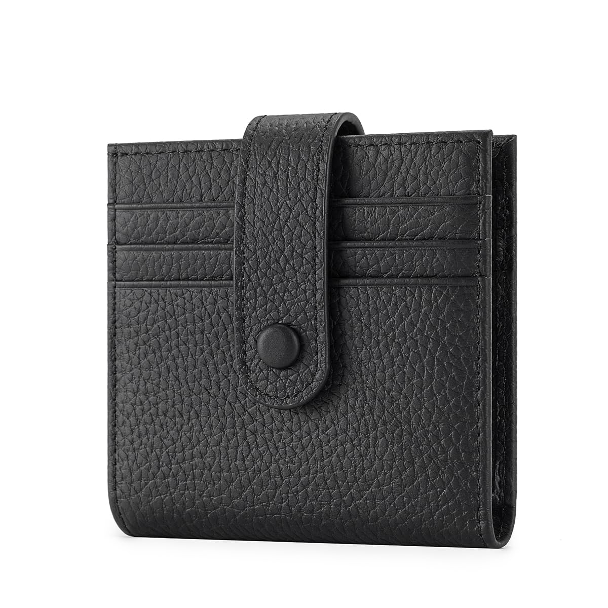 HOTSmall Wallet For Women Slim Leather Bifold Wallets RFID Credit Card Holder With Zipper Coin Pouch ID Window,Red