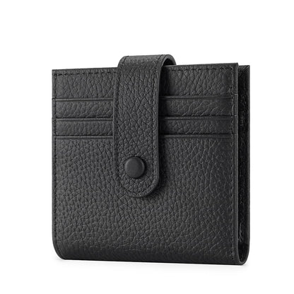HOTSmall Wallet For Women Slim Leather Bifold Wallets RFID Credit Card Holder With Zipper Coin Pouch ID Window,Red